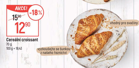 Croissant multicereální