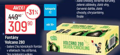 Fontány Volcano Tarra