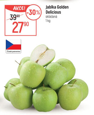 Jablka Golden Delicious