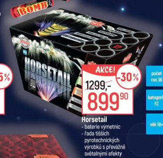 Ohňostroj Horsetail Tarra