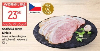 Šunka sedlácká výběrová Globus