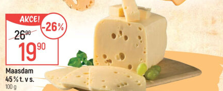 Sýr Maasdamer 45%