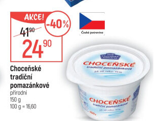 Tradiční pomazánkové Choceňské