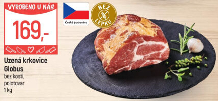 Uzená krkovice bez kostí Globus