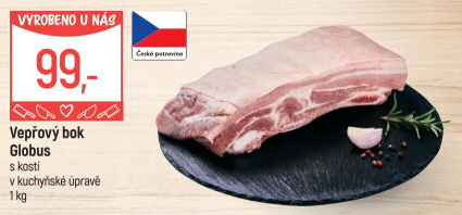 Vepřový bok s kostí Globus