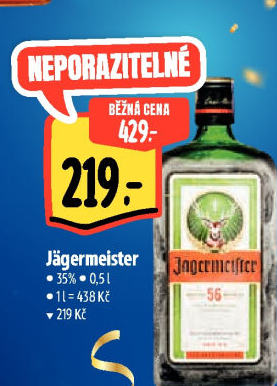 Bylinný likér Jägermeister