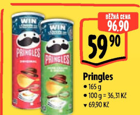 Chipsy Pringles - tubus