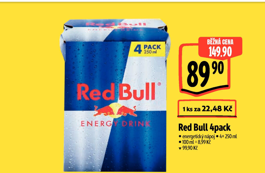 Energetický nápoj Red Bull