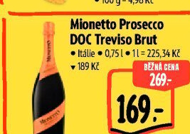 Prosecco brut DOC Treviso Mionetto