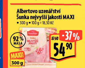 Šunka nejvyšší jakosti Albertovo uzenářství