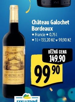 Vína Bordeaux Château Galochet