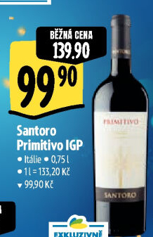 Víno Primitivo IGP Santoro