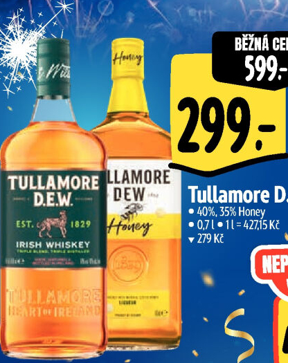 Whiskey irská Honey Tullamore Dew