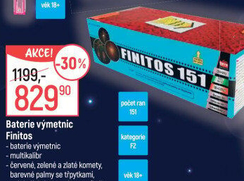 Baterie výmetnic Finitos Tarra