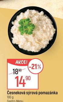 Česneková pomazánka se sýrem