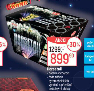 Ohňostroj Horsetail Tarra