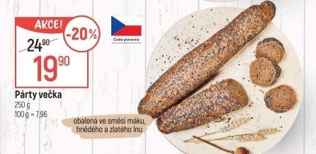 Pečivo Párty večka