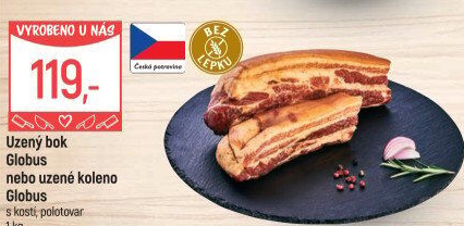 Uzený bok s kostí Globus