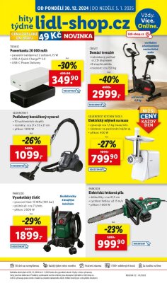 akční leták Lidl 30.12.2024-5.1.2025