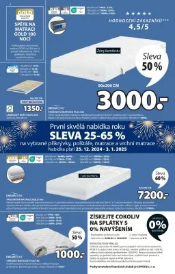 akční leták Jysk 25.12.2024-2.1.2025