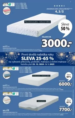 akční leták Jysk 25.12.2024-2.1.2025