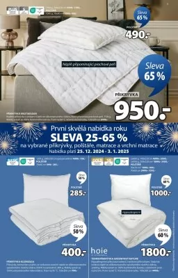 akční leták Jysk 25.12.2024-2.1.2025