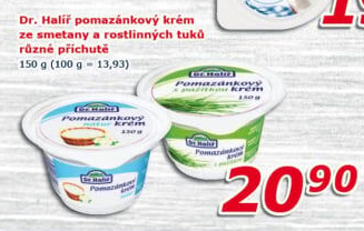 Krém pomazánkovýDr. Halíř