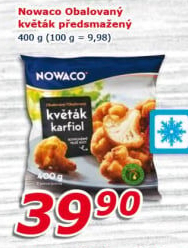 Obalovaný květák mražený Nowaco