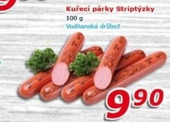 Párky kuřecí striptýzky Vodňanské kuře