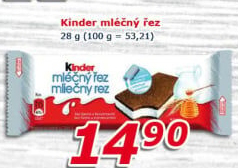Řez mléčný Kinder