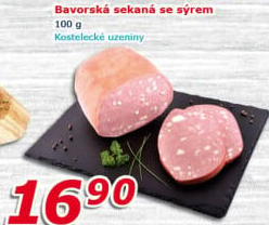 Sekaná bavorská se sýrem Kostelecké uzeniny