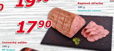 Střecha kapiová Kostelecké uzeniny