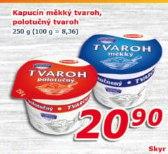 Tvaroh měkký Kapucín