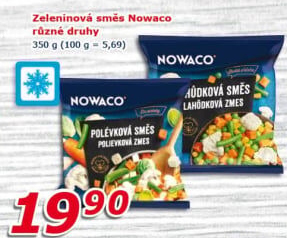 Zeleninová směs mražená Nowaco