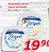 Žervé Jihočeské Madeta