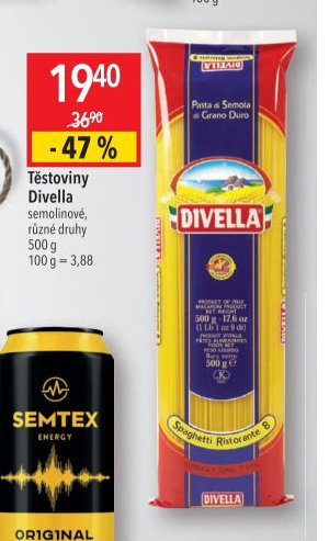 Těstoviny Divella
