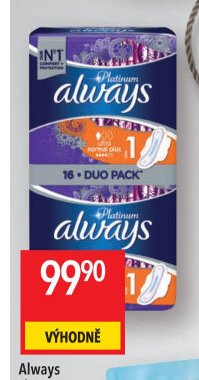 Always ultra hygienické vložky