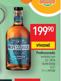 Professorado karibský rum