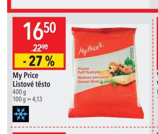 My Price Listové těsto