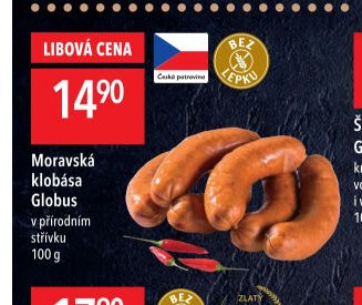 Moravská klobása Globus