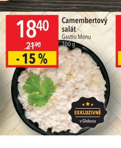 Camembertový salát Gastro Menu