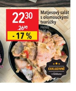 Matjesový salát s olomouckými tvarůžky Heleb