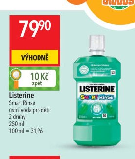 Listerine Smart Rinse ústní voda pro děti