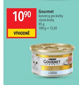 Gourmet konzervy pro kočky
