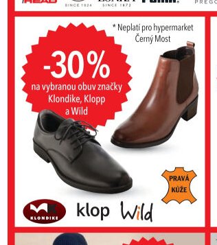 obuv značky Klondike, Klopp a Wild