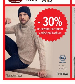 sortiment v oddělení Fashion