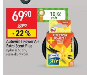 Autovůně Power Air Extra Scent Plus