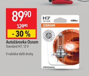 Autožárovka Osram Standard H7