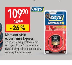 Montážní páska oboustranná Express
