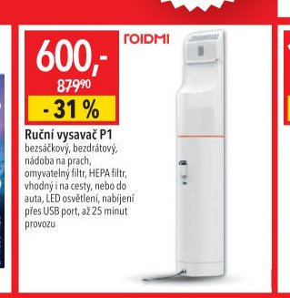 Ruční vysavač P1